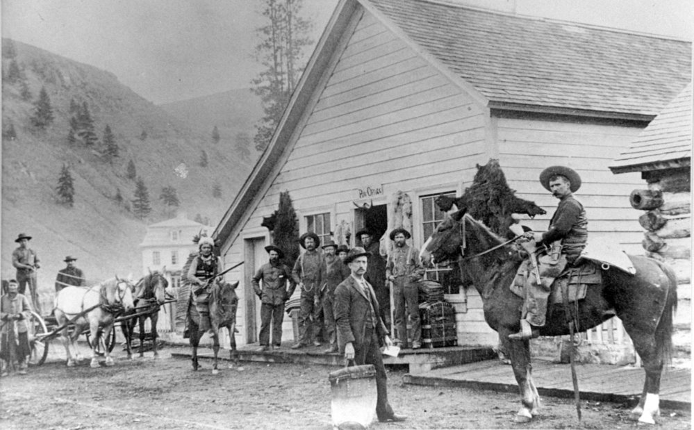 1910 Post Office in Ravalli, Montana